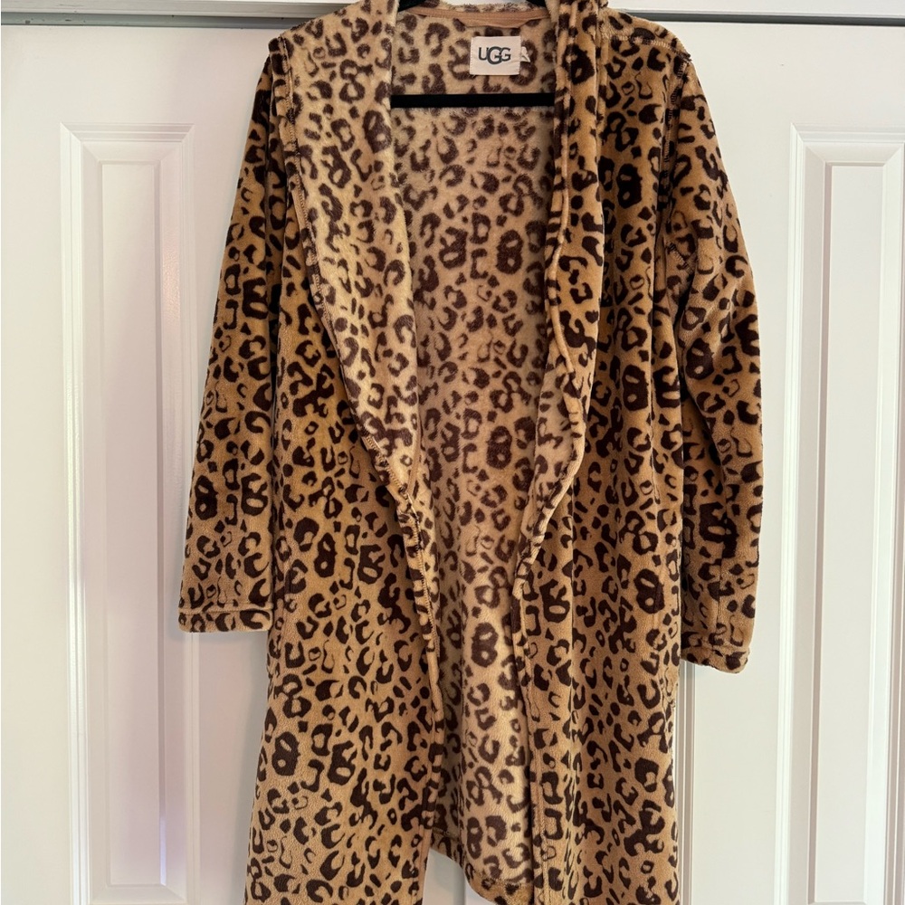 UGG Women's Leopard Miranda Robe
